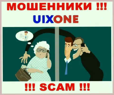 Uix One работает только лишь на прием финансовых средств, поэтому не ведитесь на дополнительные вложения