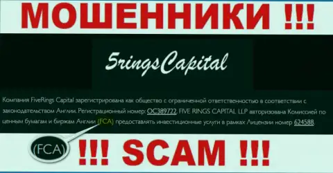 Не взаимодействуйте с компанией FiveRings-Capital Com - работают под прикрытием офшорного регулирующего органа - FCA