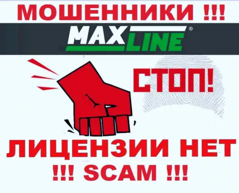 Решитесь на работу с организацией Max-Line - лишитесь вложенных средств !!! Они не имеют лицензии на осуществление деятельности