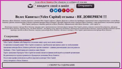 Veles Capital можно увидеть в зеркале veles-kapital.com (официальный сайт)