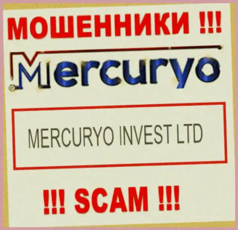 Юр. лицо Меркурио Ко Ком - это Mercuryo Invest LTD, такую информацию расположили мошенники на своем веб-портале