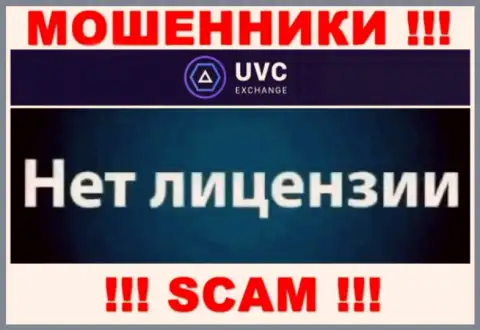 У разводил UVCExchange Com на сайте не показан номер лицензии конторы !!! Осторожнее