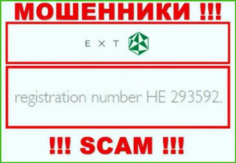 Регистрационный номер EXANTE - HE 293592 от воровства денежных вложений не спасает
