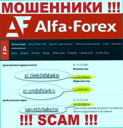 Не вздумайте связываться через e-mail с конторой Альфадирект Ру - это МОШЕННИКИ !!!