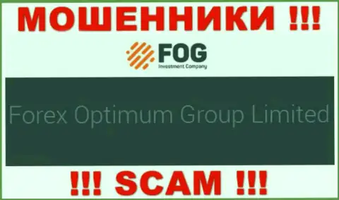 Юридическое лицо организации ФорексОптимум Ру - это Forex Optimum Group Limited, информация взята с официального сайта