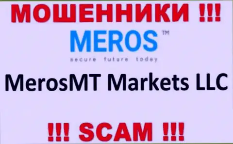 Компания, управляющая мошенниками МеросТМ Ком - это МеросМТ Маркетс ЛЛК