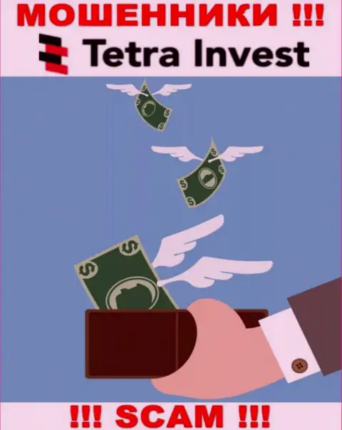 Если вдруг ждете доход от работы с дилинговой конторой Tetra Invest, то тогда не дождетесь, эти internet мошенники ограбят и Вас