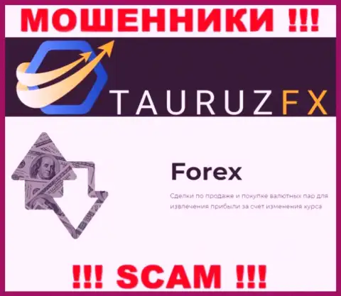 Forex это именно то, чем промышляют разводилы ТаурузФХ