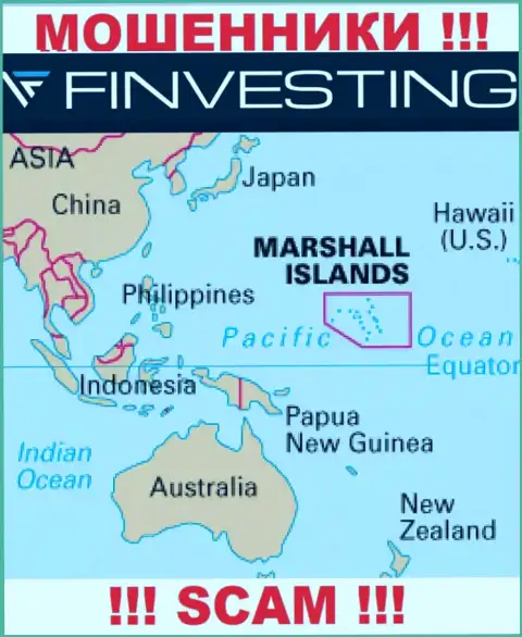 Marshall Islands - официальное место регистрации организации Finvestings