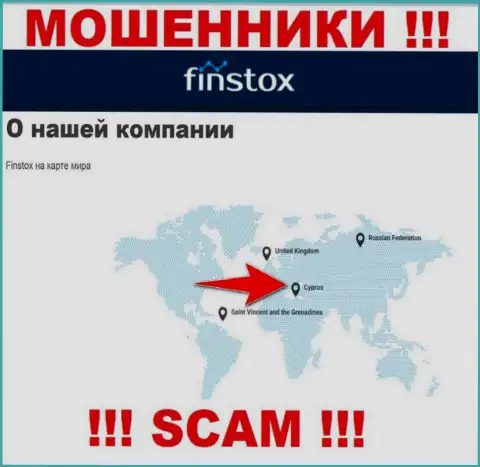 Finstox Com - internet мошенники, их место регистрации на территории Cyprus