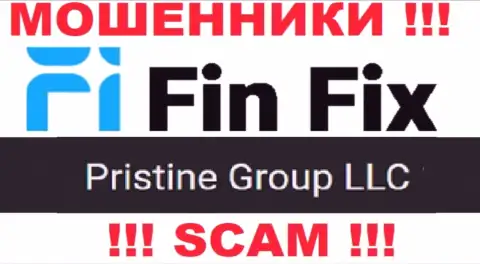 Юридическое лицо, владеющее internet-мошенниками ФинФикс - это Pristine Group LLC