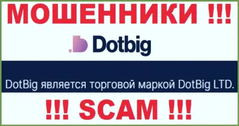 DotBig - юр лицо интернет мошенников контора DotBig LTD