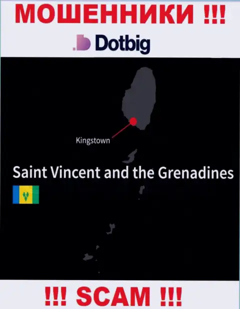 DotBig имеют офшорную регистрацию: Сент-Винсент и Гренадины - будьте крайне бдительны, мошенники