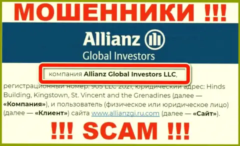 Компания Allianz Global Investors находится под руководством организации Allianz Global Investors LLC