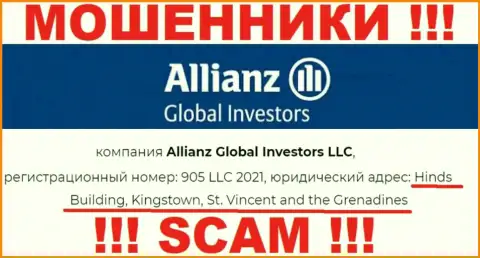 Офшорное расположение Allianz Global Investors по адресу Hinds Building, Kingstown, St. Vincent and the Grenadines позволило им свободно обворовывать