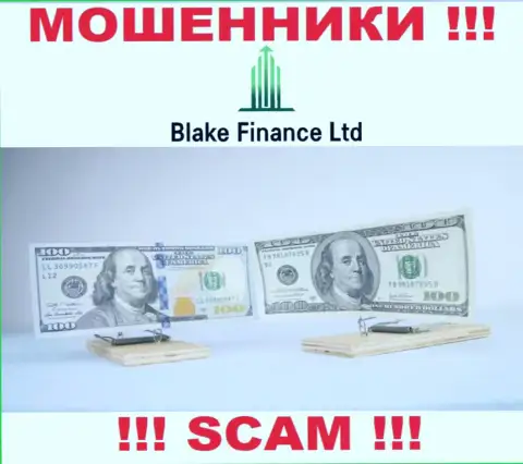В брокерской организации Blake-Finance Com требуют оплатить дополнительно налоги за возвращение денег - не ведитесь