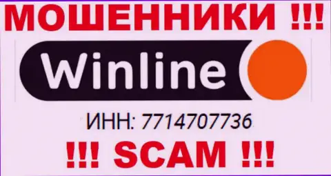Компания ВинЛайн имеет регистрацию под этим номером - 7714707736