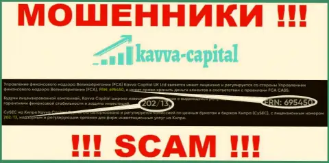 Вы не выведете деньги из компании Kavva Capital, даже зная их лицензию на осуществление деятельности с официального сайта