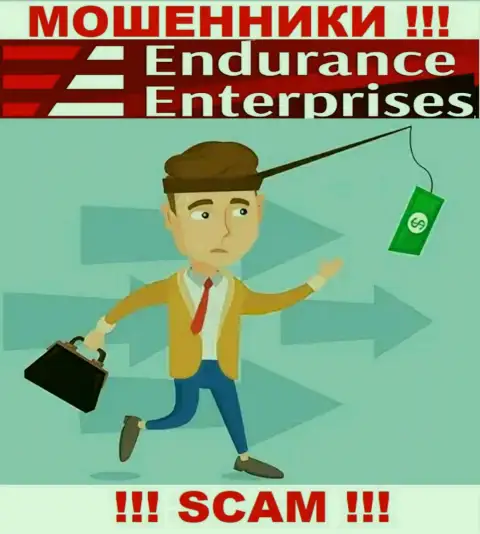 Крайне опасно доверять internet шулерам из конторы Endurance Enterprises, которые требуют проплатить налоги и проценты