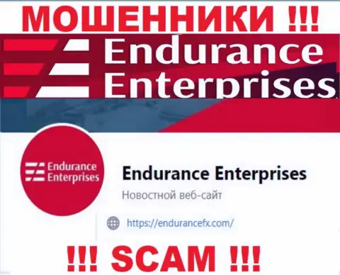 Пообщаться с internet-мошенниками из компании Endurance Enterprises Вы сможете, если отправите сообщение им на адрес электронной почты