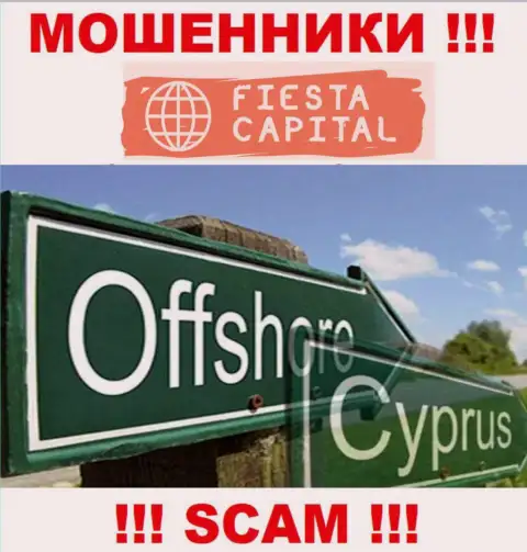 Офшорные интернет-разводилы Fiesta Capital UK Ltd прячутся тут - Кипр