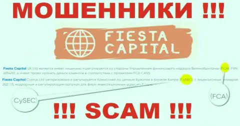 Financial Conduct Authority - это регулятор-мошенник, который крышует противоправные действия Fiesta Capital