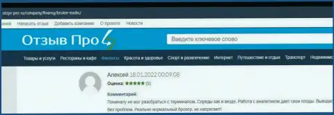 Отзывы об форекс дилинговом центре ЕХЧЕНЖБК Лтд Инк, опубликованные на web-сайте Otzyv-Pro Ru