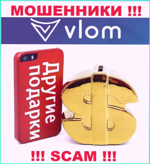 Будьте очень внимательны, в дилинговой компании Vlom Com крадут и первоначальный депозит и все дополнительные платежи