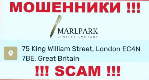 Адрес MarlparkLtd Com, показанный на их веб-ресурсе - ложный, будьте бдительны !!!
