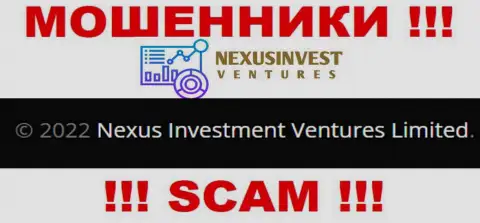 NexusInvestCorp Com - это internet-мошенники, а руководит ими Нексус Инвест Вентурес Лимитед