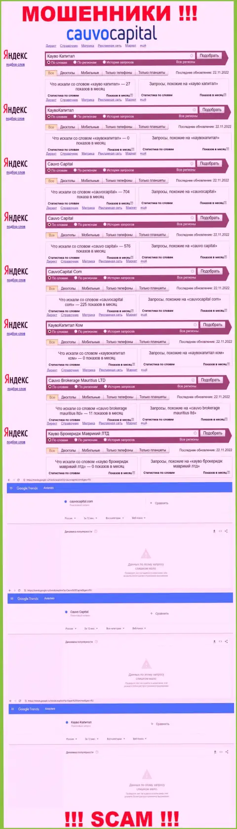 КаувоКапитал это ЖУЛИКИ, сколько раз искали в поисковиках глобальной internet сети указанную организацию