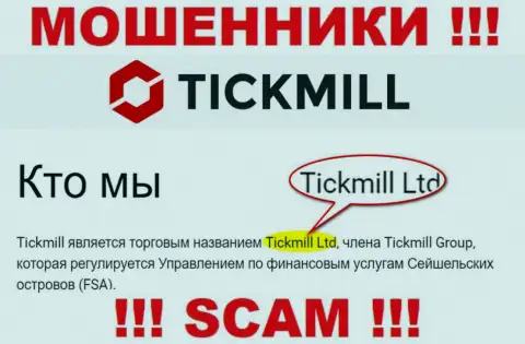 Избегайте мошенников Тикмилл - наличие информации о юридическом лице Tickmill Ltd не делает их порядочными