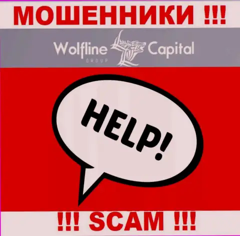 ООО Волфлайн Кэпитал кинули на вложенные денежные средства - напишите жалобу, Вам попробуют оказать помощь