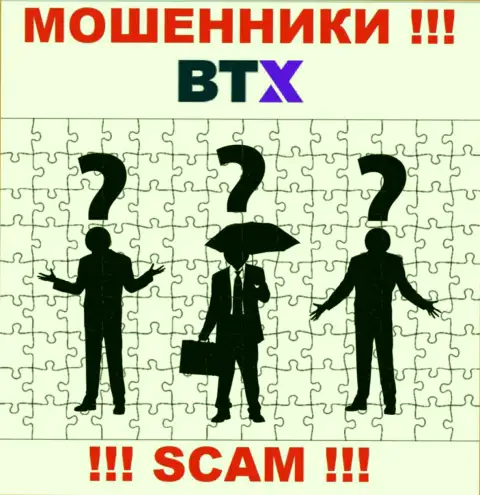 Понять кто является прямым руководством компании BTXPro Com не представилось возможным, эти махинаторы промышляют грабежом, посему свое руководство скрыли