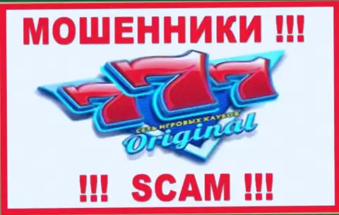 Логотип МОШЕННИКА Originals 777
